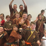 Auf dem Foto sieht man die Kinder des Kinder Kung Fu Selbstverteidigung Kurses aus Bamberg.